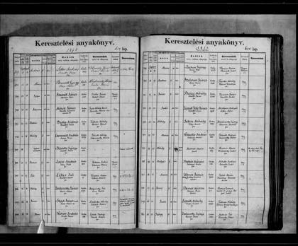 1873 · keresztelési anyakönyv – az okirat képe