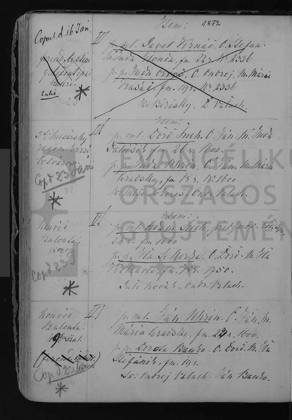 1872 · hirdetési könyv – az okirat képe